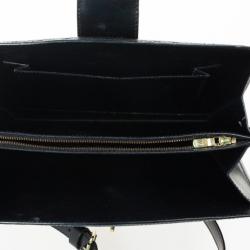 Pre Owned Louis Vuitton Black Epi Leather Capucines Shoulder Bag
