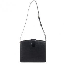 Pre Owned Louis Vuitton Black Epi Leather Capucines Shoulder Bag