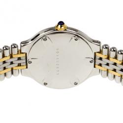 مملوكة مسبقًا Cartier White Stainless Steel Must de Cartier 21 Women's Wristwatch 28MM