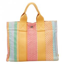 Hermes Canvas New York Madison Limited Edition Fourre Tout Tote PM 