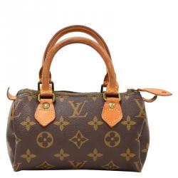 Pre Owned Louis Vuitton Monogram Canvas Mini HL Bag