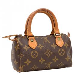 Pre Owned Louis Vuitton Monogram Canvas Mini HL Bag