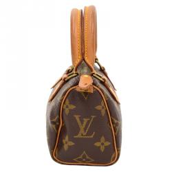 Pre Owned Louis Vuitton Monogram Canvas Mini HL Bag