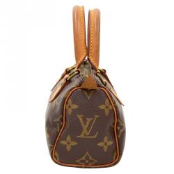 Pre Owned Louis Vuitton Monogram Canvas Mini HL Bag