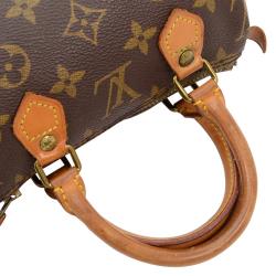 Pre Owned Louis Vuitton Monogram Canvas Mini HL Bag
