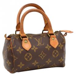Pre Owned Louis Vuitton Monogram Canvas Mini HL Bag