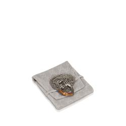 Pre Owned قلادة غوتشي دلاية فضة استرليني هارت بامبو