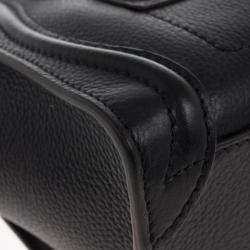 Pre Owned Celine Black Nano Luggage Tote