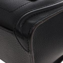 Pre Owned Celine Black Nano Luggage Tote