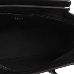 Pre Owned Celine Black Nano Luggage Tote