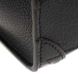 Pre Owned Celine Black Nano Luggage Tote