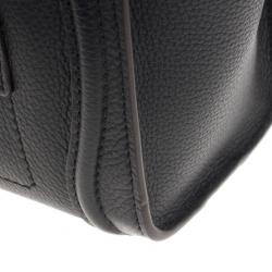 Pre Owned Celine Black Nano Luggage Tote