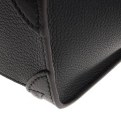 Pre Owned Celine Black Nano Luggage Tote