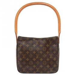 Pre Owned Louis Vuitton Monogram Canvas Looping MM Bag
