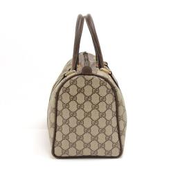 Pre Owned حقيبة غوتشي بوسطن فينتدج كانفاس مقوى GG عاجية/ بيج