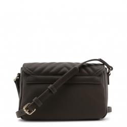 Love Moschino Grey Quilted Leather Logo Shoulder Bag