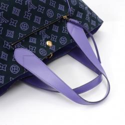 Pre Owned Louis Vuitton Marine Canvas Cabas Ipanema PM Bag