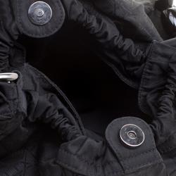 Pre Owned Dior Black Nylon Bucket Bag