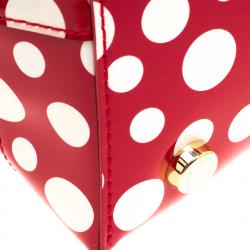 مملوكة مسبقًا Louis Vuitton Black Monogram Nylon Yayoi Kusama Lock It MM Bag