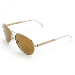 Pre Owned Chanel Gold Rimmed 4185 Woman Aviators