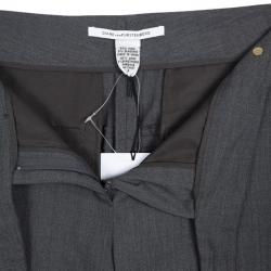 Pre Owned Diane Von Furstenberg Geordinne Crop Pants S