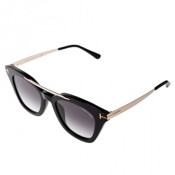 Pre Owned Tom Ford Black/Black Gradient TF575 Anna 2 Sunglasses
