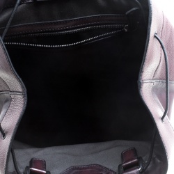 Berluti Dark Burgundy Leather Horizon Backpack 