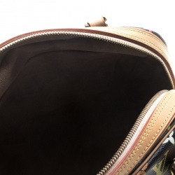 Pre Owned Louis Vuitton Black Multicolor Monogram Canvas Priscilla Bag