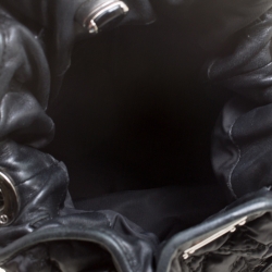 Pre Owned Dior Black Cannage Nylon Tote