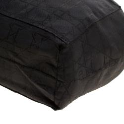 Pre Owned Dior Black Nylon Bucket Bag