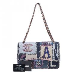 Pre Owned حقيبة شانيل باتشورك جلد متعدد الألوان جامبو كلاسيك بقلاب