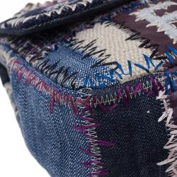 Pre Owned حقيبة شانيل باتشورك جلد متعدد الألوان جامبو كلاسيك بقلاب