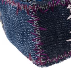 Pre Owned حقيبة شانيل باتشورك جلد متعدد الألوان جامبو كلاسيك بقلاب