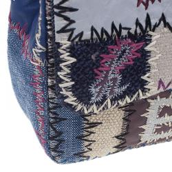 Pre Owned حقيبة شانيل باتشورك جلد متعدد الألوان جامبو كلاسيك بقلاب