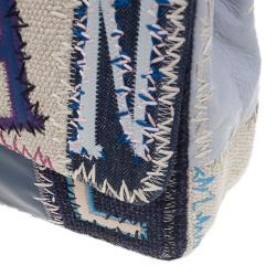 Pre Owned حقيبة شانيل باتشورك جلد متعدد الألوان جامبو كلاسيك بقلاب