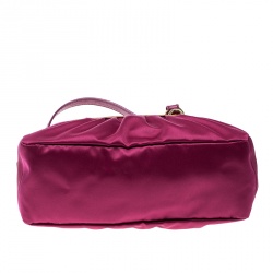 Coach Pink Satin Mini Amanda Satchel