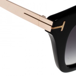 Pre Owned Tom Ford Black/Black Gradient TF575 Anna 2 Sunglasses