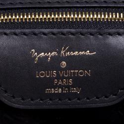 مملوكة مسبقًا Louis Vuitton Black Monogram Nylon Yayoi Kusama Lock It MM Bag