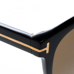 Pre Owned Tom Ford Dark Brown TF 595 Eric-02 Sunglasses