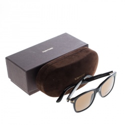 Pre Owned Tom Ford Dark Brown TF 595 Eric-02 Sunglasses