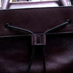 Berluti Dark Burgundy Leather Horizon Backpack 