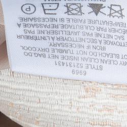 Pre Owned Tory Burch Beige Floral Print Dress M