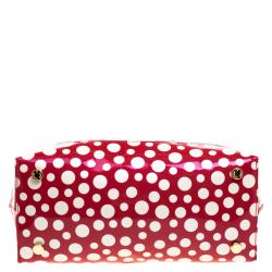 مملوكة مسبقًا Louis Vuitton Black Monogram Nylon Yayoi Kusama Lock It MM Bag
