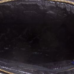 مملوكة مسبقًا Louis Vuitton Black Monogram Nylon Yayoi Kusama Lock It MM Bag