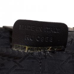 Pre Owned Dior Black Nylon Bucket Bag