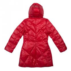 Pre Owned Armani Junior Red Quilted Down Jacket 14 yrs 