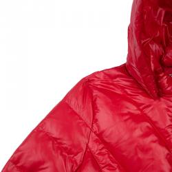 Pre Owned Armani Junior Red Quilted Down Jacket 14 yrs 