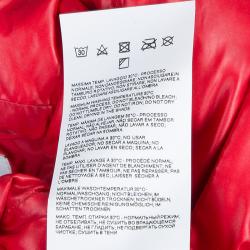 Pre Owned Armani Junior Red Quilted Down Jacket 14 yrs 