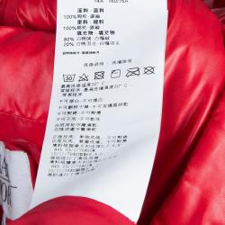 Pre Owned Armani Junior Red Quilted Down Jacket 14 yrs 