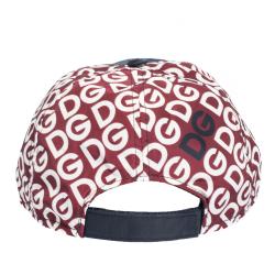 Pre Owned Dolce & Gabbana Multicolor Nylon DG Logo Print Baseball Cap XL